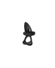 PRETTY LOVE - ANNEAU VIBRANT 10 VIBRATIONS SILICONE NOIR
