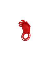 PRETTY LOVE - ANNEAU VIBRATEUR RUBEN 7 VIBRATIONS SILICONE ROUGE