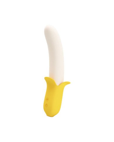 PRETTY LOVE - BANANA GEEK SUPER POWER 7 VIBRATIONS UP&DOWN SILICONE NOIR
