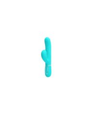 PRETTY LOVE - PERLITA VIBRATEUR MULTIFONCTION 3 EN 1 POINT G VERT AQUA