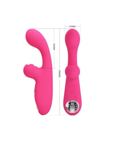 PRETTY LOVE - SKYLAR VIBRATEUR STIMULATEUR ROSE