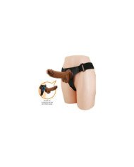 PRETTY LOVE - SLIP HARNAIS HARNAIS UNIVERSEL AVEC GODE MICHEAL 20 CM NOIR