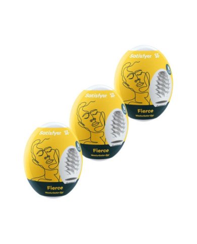 SATISFYER - 3 OEUFS MASTURBATEURS FIERCE