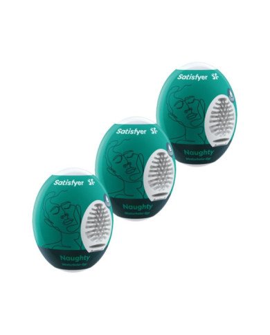 SATISFYER - 3 OEUFS MASTURBATEURS NAUGHTY
