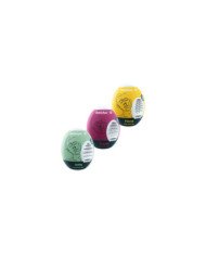 SATISFYER - 3 OEUFS MASTURBATEURS RIFFLE, BUBBLE & FIERCE