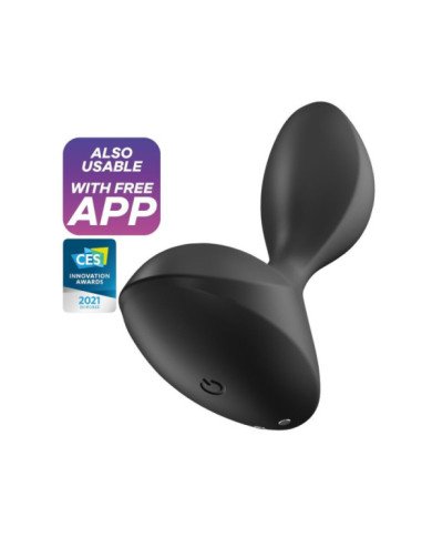 SATISFYER - APPLICATION DE PLUG VIBRANT SWEET SEAL NOIR