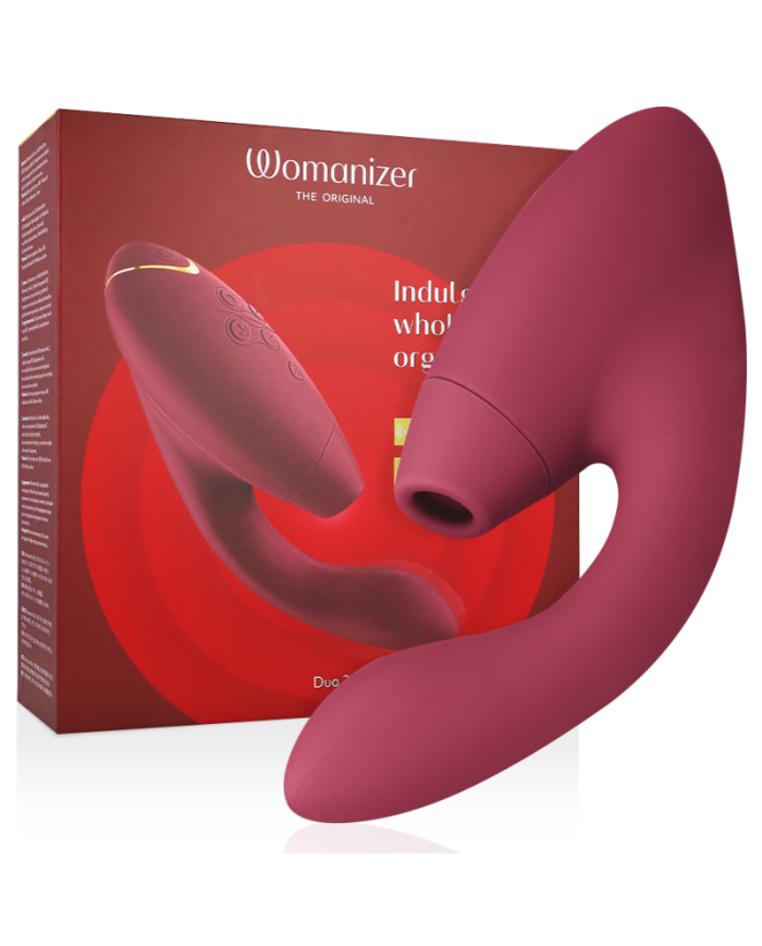 WOMANIZER - DUO 2 STIMULATEUR BORDEAUX