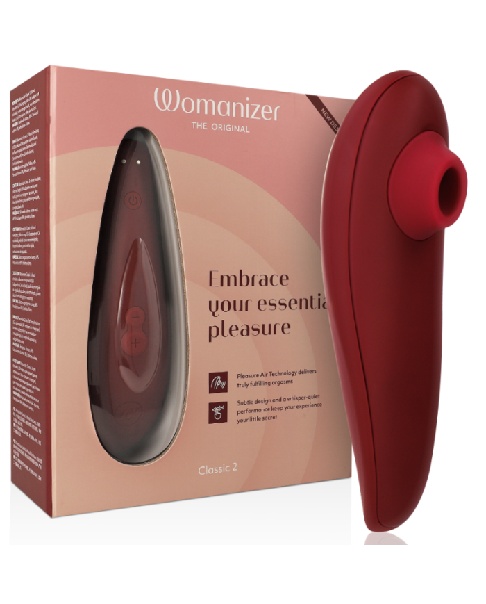 WOMANIZER - STIMULATEUR CLITORAL CLASSIC 2 BORDEAUX