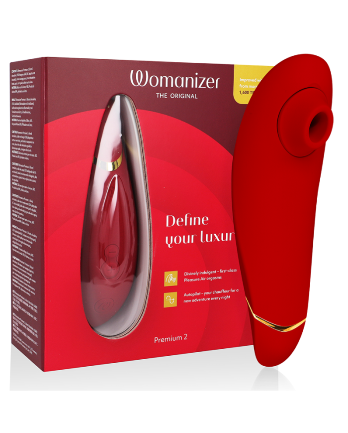 WOMANIZER - STIMULATEUR CLITORAL PREMIUM 2 BORDEAUX