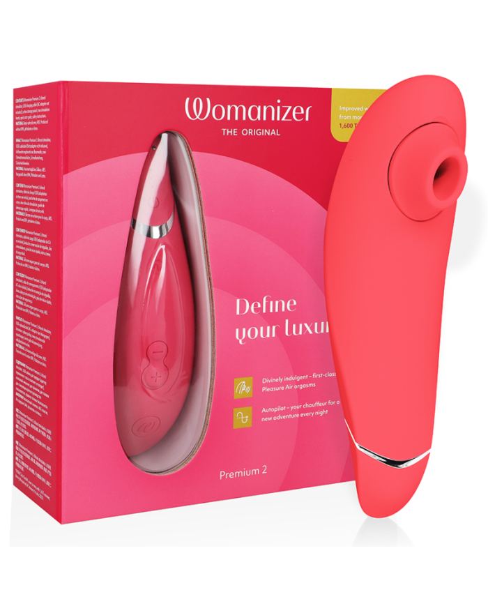 WOMANIZER - STIMULATEUR CLITORAL PREMIUM 2 FRAMBOISE