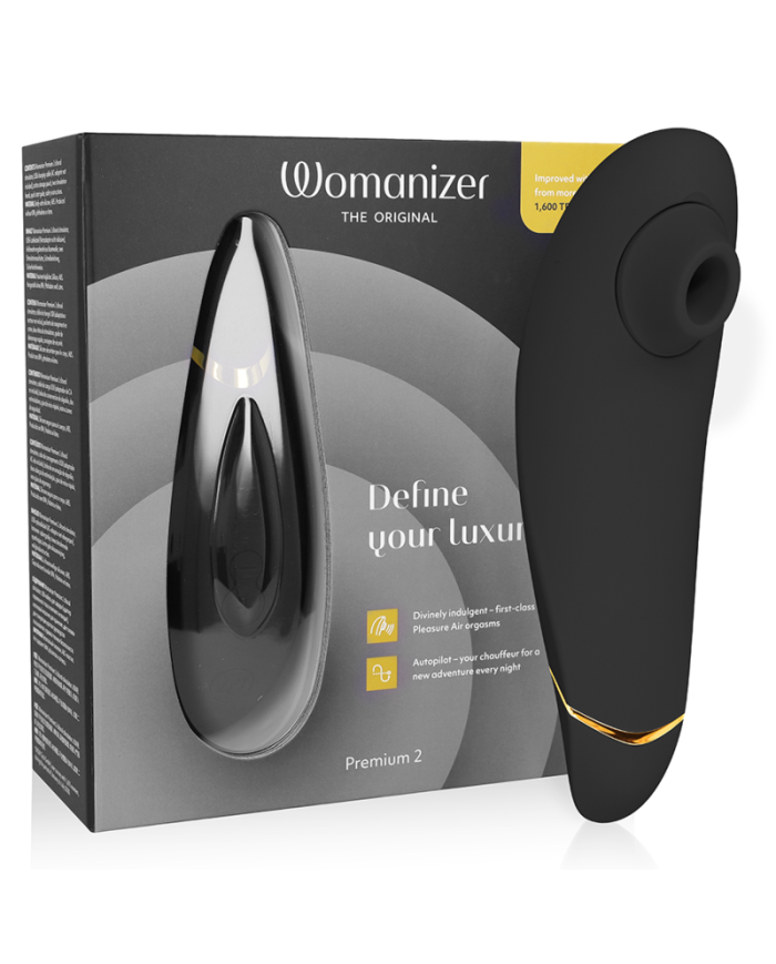 WOMANIZER - STIMULATEUR CLITORAL PREMIUM 2 NOIR