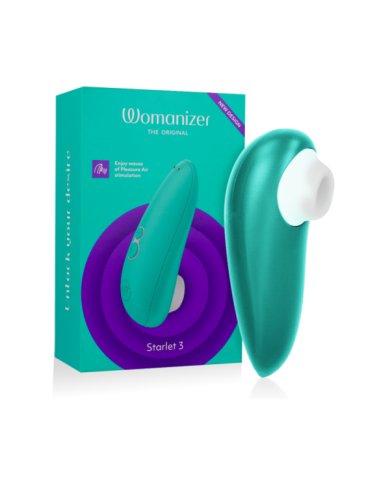 WOMANIZER - STIMULATEUR CLITORAL STARLET 3 TURQUOISE