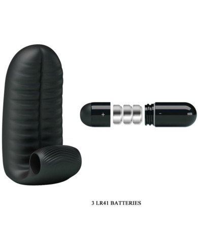 PRETTY LOVE - ABBOTT DOUBLE DOIGT STIMULATEUR NOIR