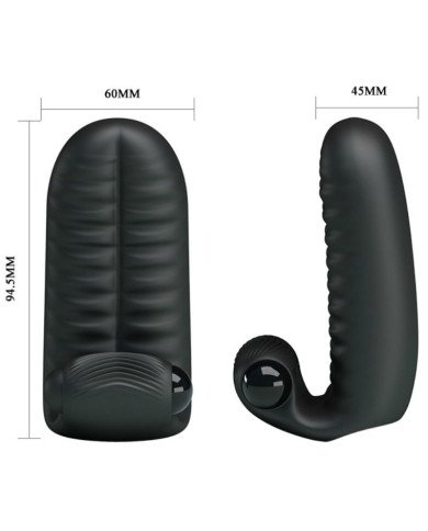 PRETTY LOVE - ABBOTT DOUBLE DOIGT STIMULATEUR NOIR