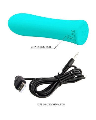 PRETTY LOVE - ALFREDA VIBRATEUR SUPER PUISSANT VERT AQUA