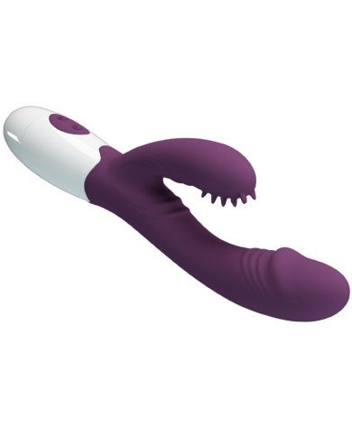 PRETTY LOVE - ANDRE VIBRATEUR RABBIT & STIMULATEUR DE POINT G VIOLET