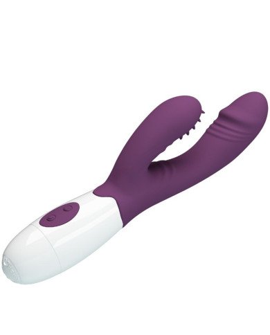 PRETTY LOVE - ANDRE VIBRATEUR RABBIT & STIMULATEUR DE POINT G VIOLET
