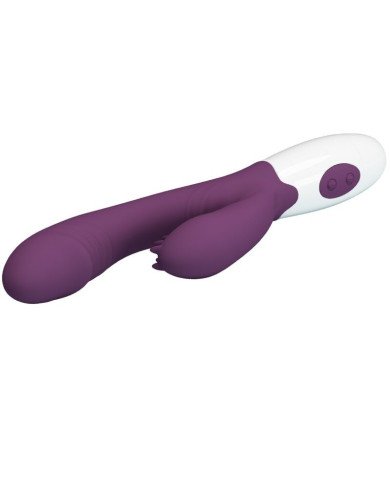 PRETTY LOVE - ANDRE VIBRATEUR RABBIT & STIMULATEUR DE POINT G VIOLET