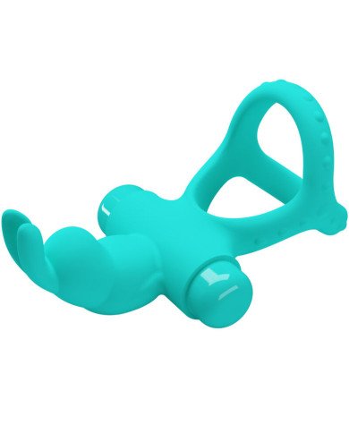 PRETTY LOVE - ANNEAU VIBRATEUR LAPIN VERT FIGGY