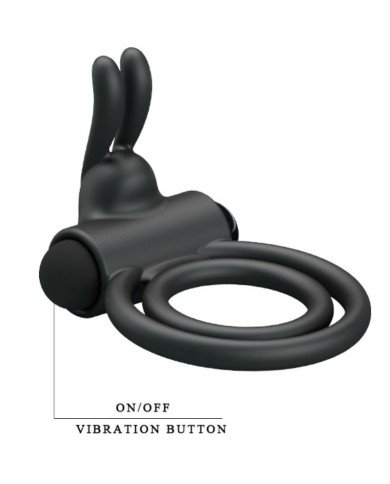 PRETTY LOVE - ANNEAU VIBRATEUR EN SILICONE OSMOND