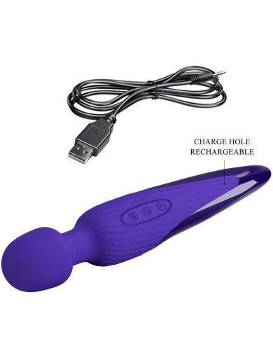 PRETTY LOVE - ANTONY YOUTH WAND VIBRATEUR VIOLET EFFET CHALEUR