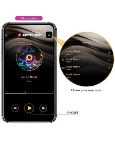 PRETTY LOVE - AUGUST VIBRATEUR DOUBLE PLAISIR GLOBAL DISTANCE