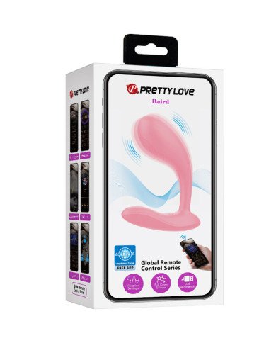 PRETTY LOVE - BAIRD APPLICATION G-SPOT 12 VIBRATIONS RECHARGEABLE ROSE