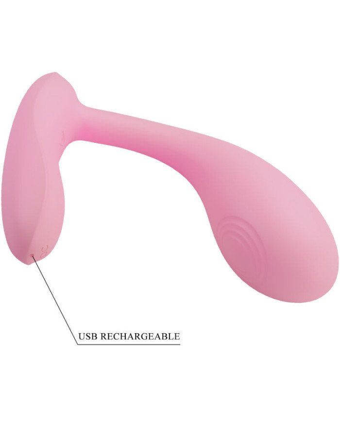 PRETTY LOVE - BAIRD APPLICATION G-SPOT 12 VIBRATIONS RECHARGEABLE ROSE