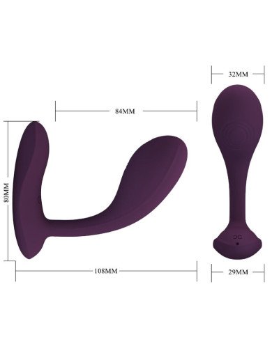 PRETTY LOVE - BAIRD APPLICATION LILA RECHARGEABLE G-SPOT 12 VIBRATIONS