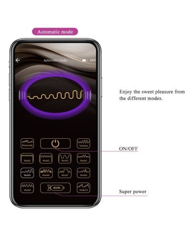 PRETTY LOVE - BAIRD APPLICATION LILA RECHARGEABLE G-SPOT 12 VIBRATIONS