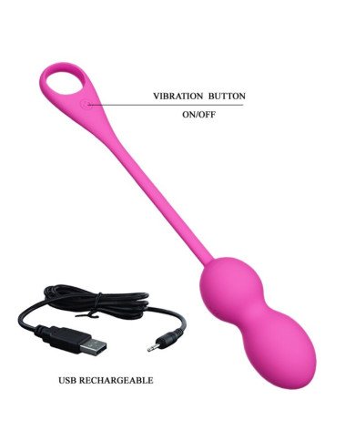 PRETTY LOVE - BALLES VIBRANTES RECHARGEABLES ELVIRA ROSE
