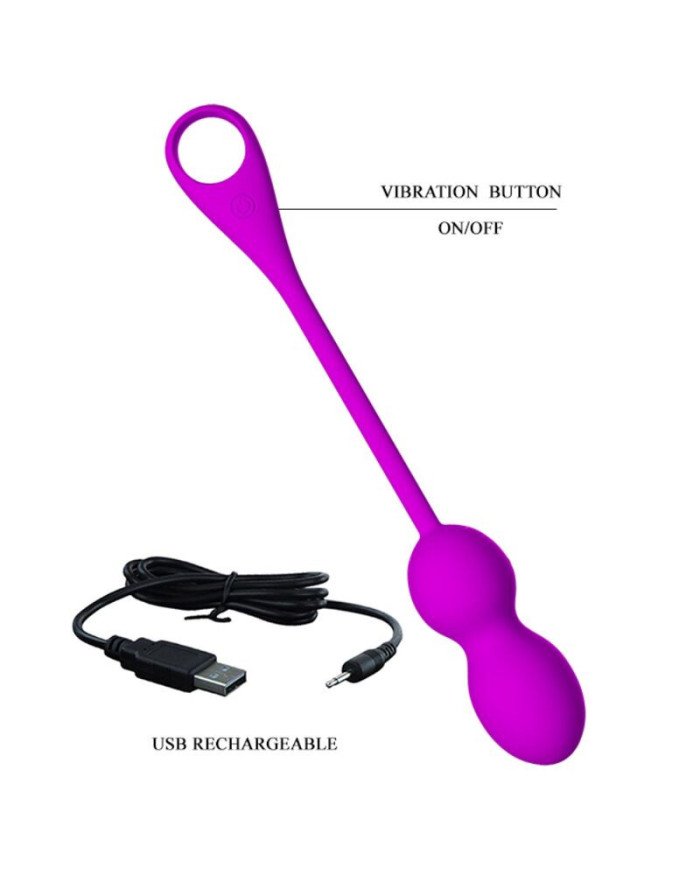 PRETTY LOVE - BALLES VIBRANTES RECHARGEABLES ELVIRA VIOLET