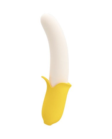 PRETTY LOVE - BANANA GEEK SUPER POWER 7 VIBRATIONS UP&DOWN SILICONE NOIR