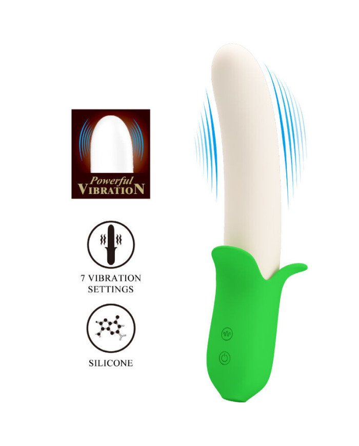 PRETTY LOVE - BANANA KNIGHT SUPER PUISSANCE 7 VIBRATIONS EN SILICONE