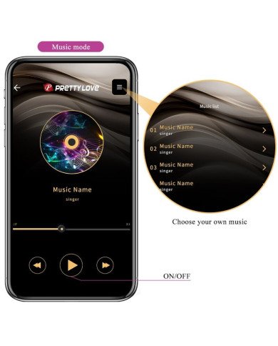 PRETTY LOVE - BILLY VIBRATION VIOLET APPLICATION OFFERTE