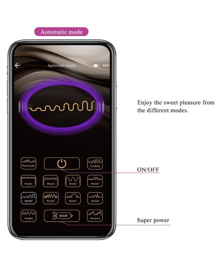 PRETTY LOVE - BILLY VIBRATION VIOLET APPLICATION OFFERTE