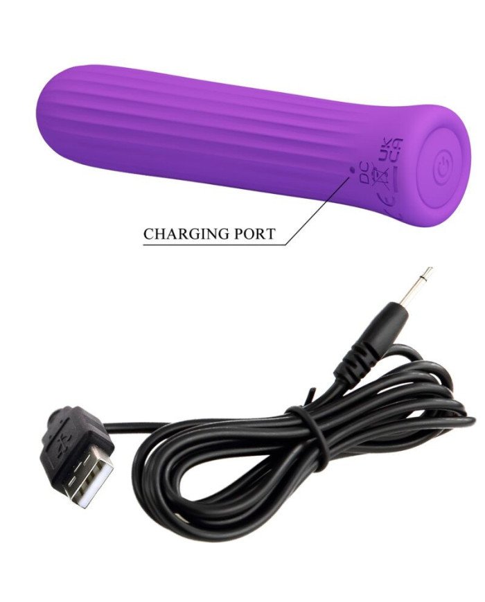 PRETTY LOVE - BLANCHE VIBRATEUR STIMULATEUR LILAS