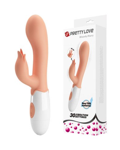 PRETTY LOVE - BLOODY MARY VIBRATEUR AVEC STIMULATEUR