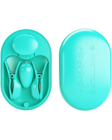 PRETTY LOVE - PINCE A ELECTRO STIMULATION BLEUE