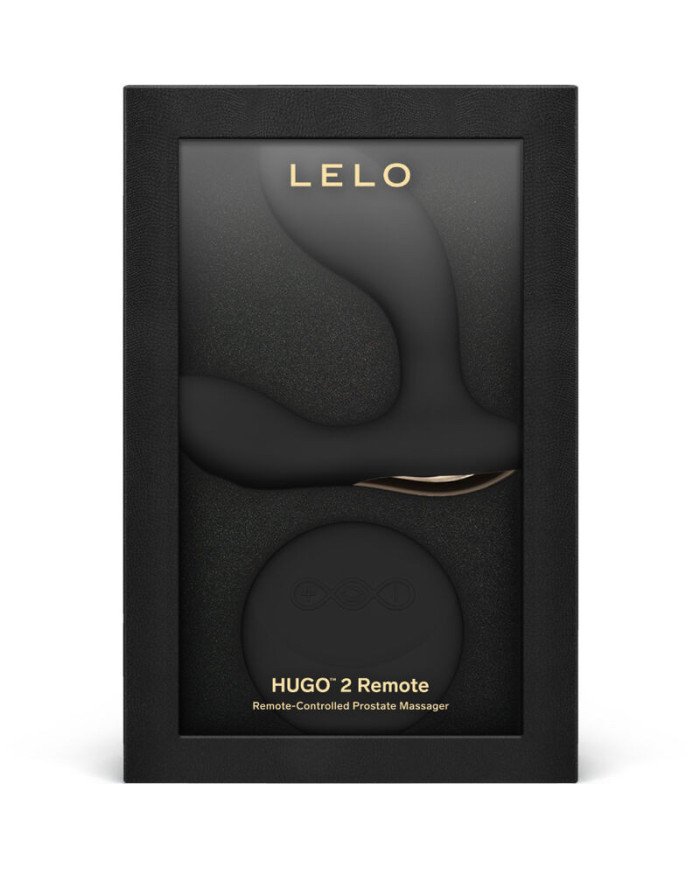 LELO - TÉLÉCOMMANDE DE MASSEUR DE PROSTATE HUGO 2 NOIR