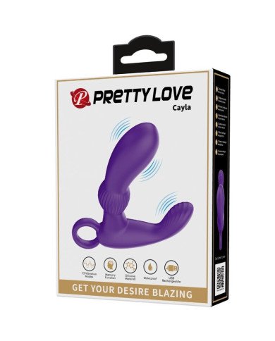 PRETTY LOVE - CAYLA VIBRATEUR MASSEUR ANAL LILA