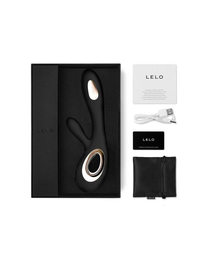 LELO - SORAYA WAVE VIBRATEUR RABBIT NOIR