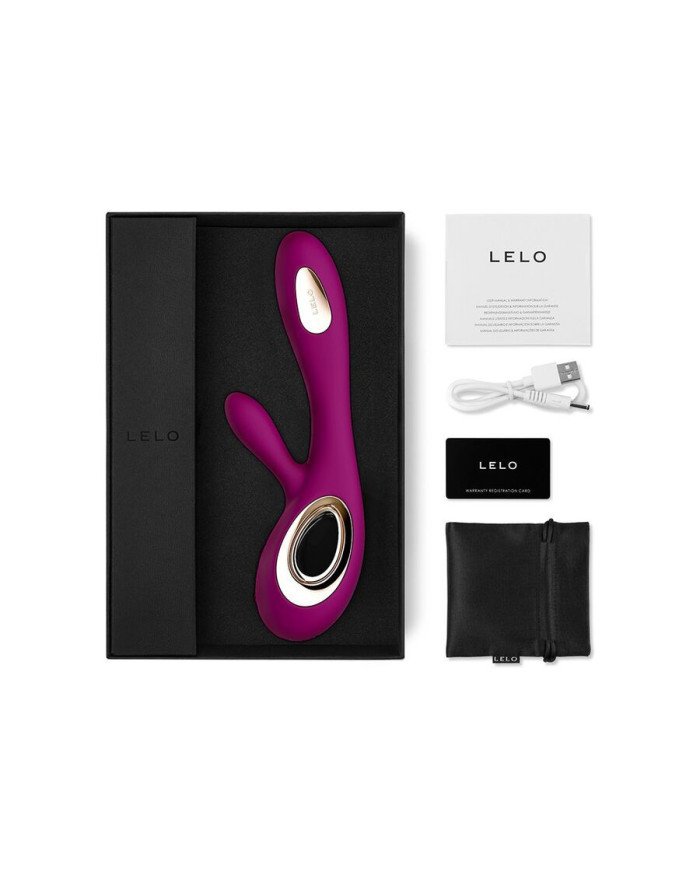 LELO - SORAYA WAVE VIBRATEUR RABBIT DEEP ROSE