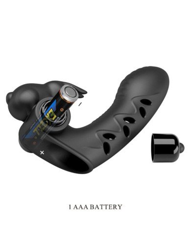 PRETTY LOVE - COUVERCLE DE DOIGT VIBRATEUR ORLANDO NOIR