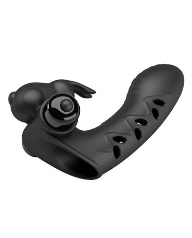 PRETTY LOVE - COUVERCLE DE DOIGT VIBRATEUR ORLANDO NOIR
