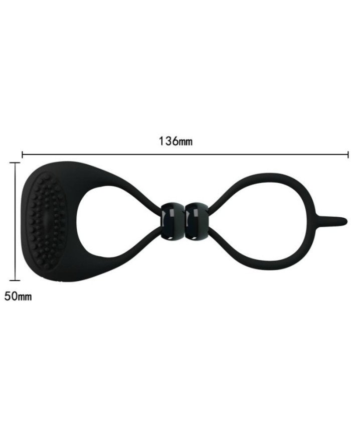 PRETTY LOVE - DOUBLE ANNEAU POUR PÉNIS ET TESTICULES
