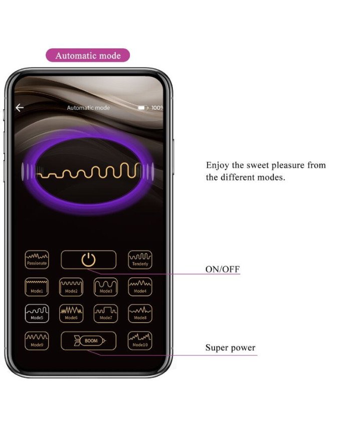 PRETTY LOVE - ELVIRA KEGEL BALLS APP TÉLÉCOMMANDE VIOLET