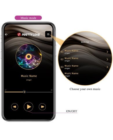PRETTY LOVE - ELVIRA KEGEL BALLS APP TÉLÉCOMMANDE VIOLET
