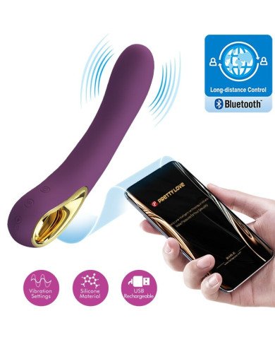 PRETTY LOVE - ETHAN VIBRATEUR RECHARGEABLE VIOLET