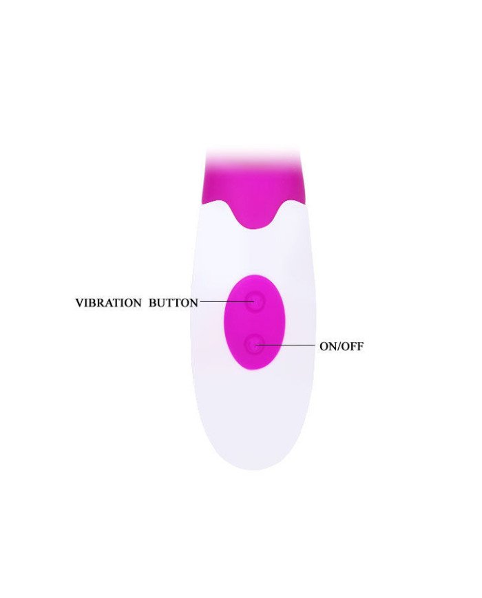 PRETTY LOVE - FLIRTATION VIBRATEUR ALVIS AVEC STIMULATEUR DE CLITORIS